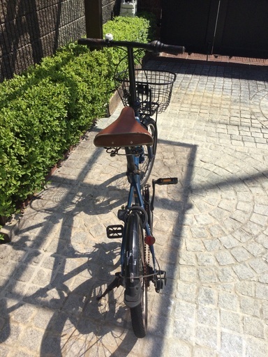 Jeep 自転車　紺色　折りたたみ　JEEP  変速付　?　折りたたみ自転車　折り畳み自転車