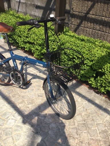 Jeep 自転車　紺色　折りたたみ　JEEP  変速付　?　折りたたみ自転車　折り畳み自転車