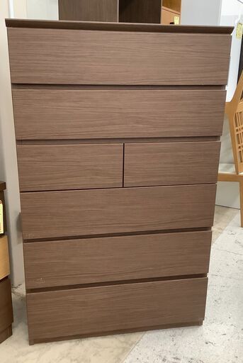 NITORI/ニトリ 6段チェスト ブラウン クエス QUESS80-6HC-MBR【ユーズドユーズ名古屋天白店】 J708