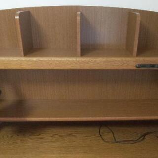 ‼️新学期に‼️がっしりした学習机＆キャスター付き袖机＆椅子のセットの画像