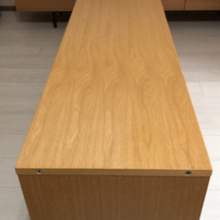 無印良品　テレビボード　オーク材の画像