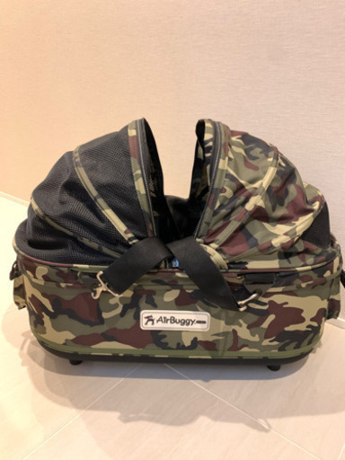 【お取引中です】エアバギー　犬　コット　迷彩　Mサイズ