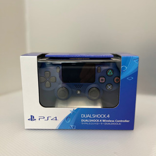 新品未開封　ps４コントローラーデュアルショック4ミッドナイトブルーの画像