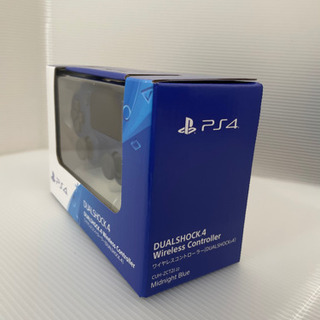 新品未開封　ps４コントローラーデュアルショック4ミッドナイトブルーの画像