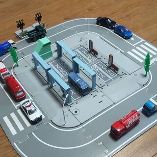 中古トミカセット トミカ、カーゴジャンボ、道路ほかの画像