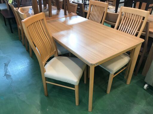 【愛品館八千代店】ダイニング5点セット③【愛八DN】