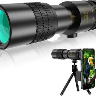 新品 単眼鏡 望遠鏡 10-300x40 スマホ用カメラレンズ ...