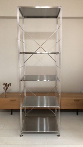 無印良品　ステンレスユニットシェルフ