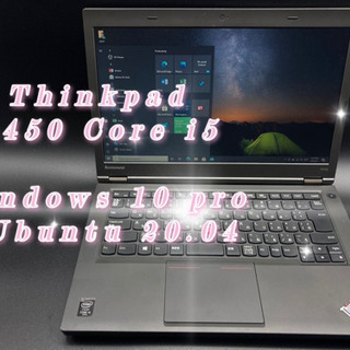 0058 Lenovo Thinkpad L450 Core i5,Mem 8GB,HDD500GBパソコン　PC コンピューター　ノートブック