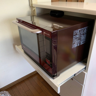 無料　食器棚　レンジはつきません　18日から25日までに引き取り希望の画像