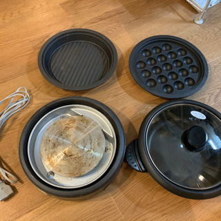 【決まりました】ホットプレート（鍋、たこ焼き器、波型プレート）