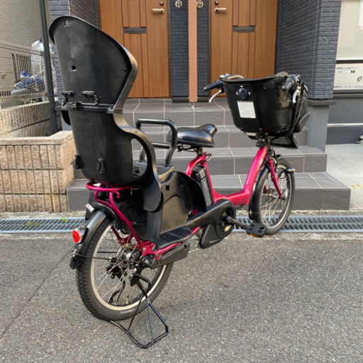 整備済み　不具合無し❣️PAS Kiss mini  子供乗せ自転車　3人乗り