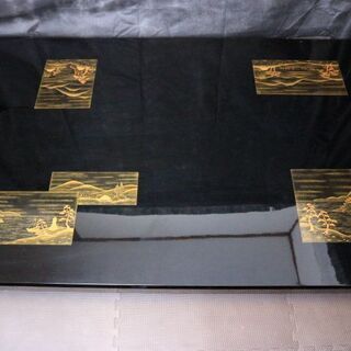 輪島塗　（重要無形文化財）　おみなえしと秋の月　一客　ランブイエ深皿ペア 輪島塗 （重要無形文化財） おみなえしと秋の月 一客 ランブイエ深皿ペア