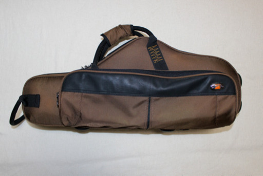 【PROTEC】アルトサックスセミハードケース　ブラウン