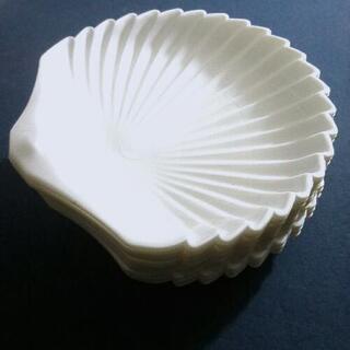 ◇プラ皿20枚セット◇ホタテ貝柄◇未使用