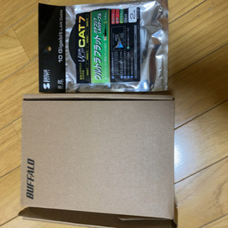 【未使用品】BUFFALO社製　無線LAN親機　【LANケーブル...