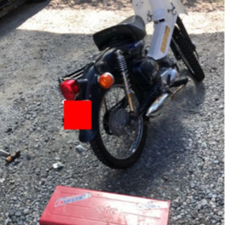 スーパーカブ50改　c50 車体　エンジン中華110cc 取りこれる方の画像