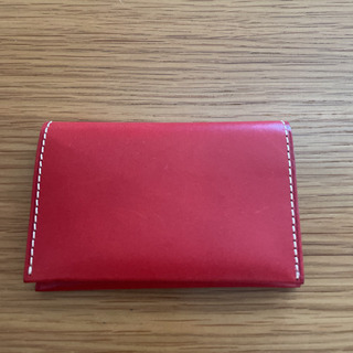 Natural Tanned Leather Italy☆名刺入れ カードケースの画像