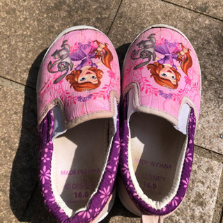 小さなプリンセスソフィア　スリッポン　スニーカー　16cmの画像