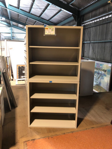 ⭐︎中古品　事務用オープン棚　上下