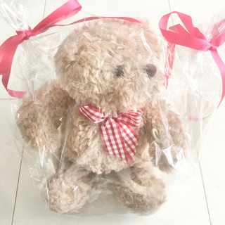 【ネット決済・配送】テディベア　ぬいぐるみ　可愛い　癒し系　かわいい　テディ　ベアー　プレゼント　ギフト　誕生日　クリスマス　バレンタイン　母の日　オブジェ インテリア ライトベージュ　くま　くまさん　クマ Teddy bear present gift birthday Christmas Valentine’s Day Mother’s Day cute adorableの画像