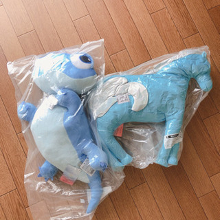 アナ雪　サラマンダー　ノック　ぬいぐるみセットの画像