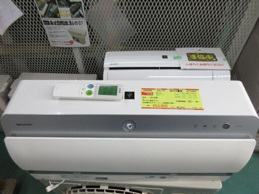 K02233　シャープ　中古エアコン　主に14畳用　冷4.0w／暖5.0kw