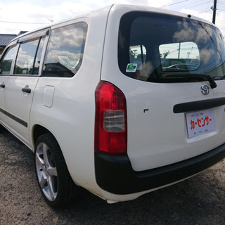 車検令和5年4月 珍しいワゴン車検2年プロボックス 5MT 4WD 社外17インチアルミ オマケホイール付き カード払い可 支払総額39.8万円★★の画像