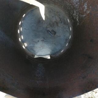焚き火　焼却　ドラム缶　加工済　73cmの画像