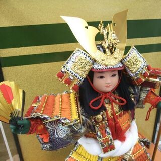 豪華！五月人形 若武者飾り 初陣 さつき 端午の節句 子供の日 こどもの日 ☆ 札幌市 北区 屯田 の画像