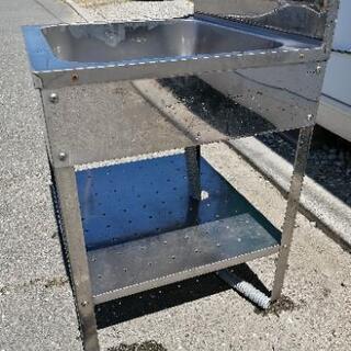 スチール　洗面台　高さ78cm 横60cm 奥行き55cmの画像