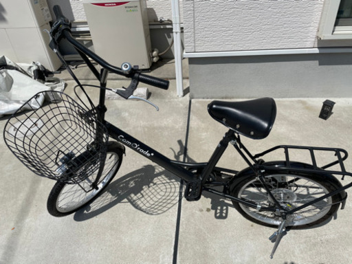 自転車　ミニベロ　コモラード（つや消しブラック）