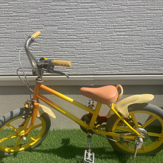 子供の 自転車　16インチ　鬼滅の刃 善逸風の画像