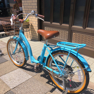 子供自転車18インチ（補助輪あり）の画像