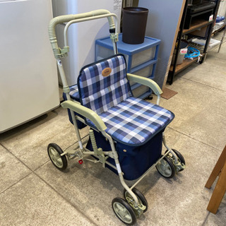 未使用 シルバーカー 保管品 マーチ 介護 キャリー ハンドブレーキ 