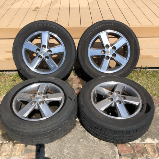 トヨタ(アイシス)純正アルミホイール(ナット付)