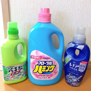 洗剤・柔軟剤など13点