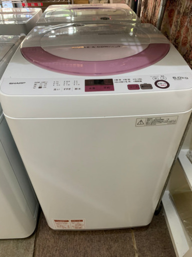 SHARP 全自動洗濯機　ES-GE6A 2017年製