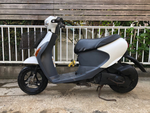原付　SUZUKI レッツ4ホワイト　実働車