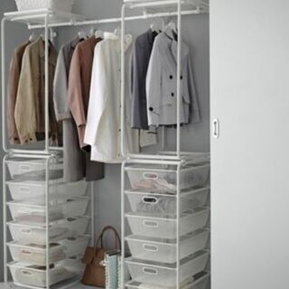IKEAのALGOT/アルゴート収納システム 収納ラック　ハンガーラックの画像