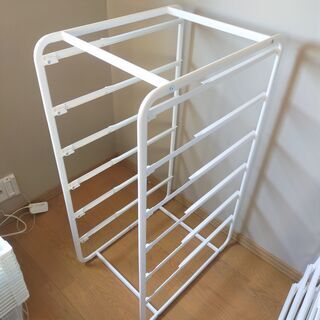 IKEAのALGOT/アルゴート収納システム 収納ラック　ハンガーラックの画像
