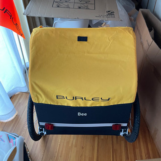 バーレー(Burley) 自転車用ベビーカー ビー(BEE) イエロー 2人乗り チャイルドトレーラーの画像