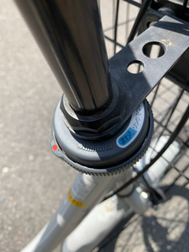 【受渡先決定】子供2人乗せ20インチ自転車(非電動)3段変速つき　お譲りします。