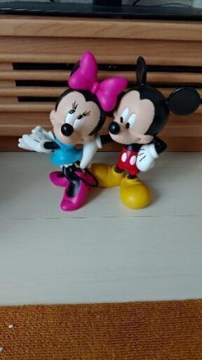 ミッキー＆ミニーの置物