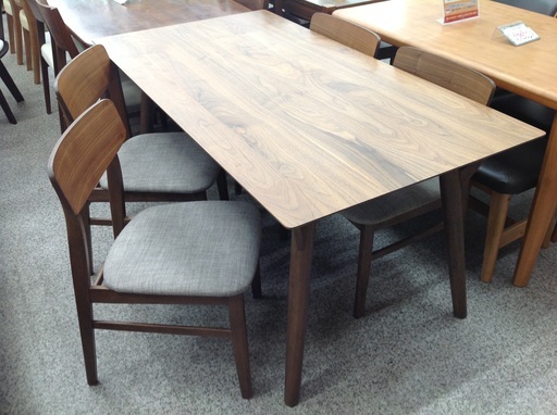 木目ダイニング5点セット【9651126】