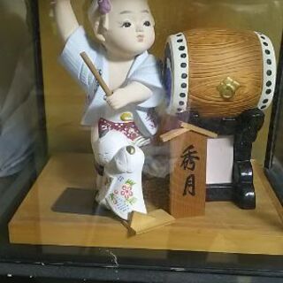 秀月 五月人形 博多人形 陶製人形