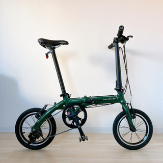 DAHON DOVE PRO グリーンxブラック 3sカスタム 新車