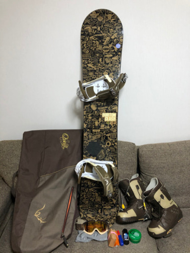 【スノボ3点セット】バートンクラッシュ 2008