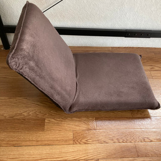 【4/19 15時までにお渡し可の方、差し上げます】座椅子(ブラウン)の画像