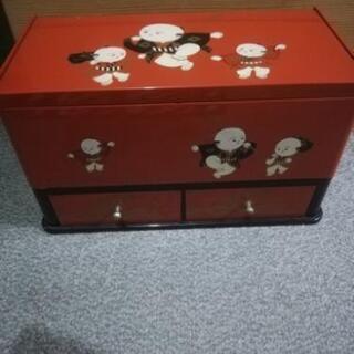 ティッシュケース小物入れ付き